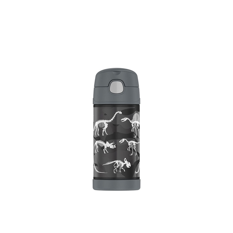 355ml Funtainer S/S Vacuum Insulated Drink Bottle Dinosaurs