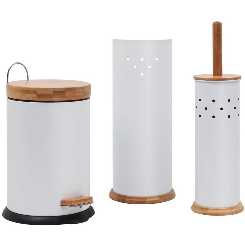 Bathroom Set 3 in1 White