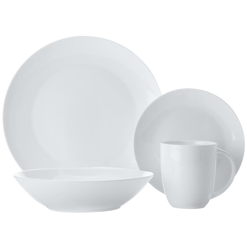 Cashmere Resort Coupe Dinner Set 16 Piece Gift Boxed