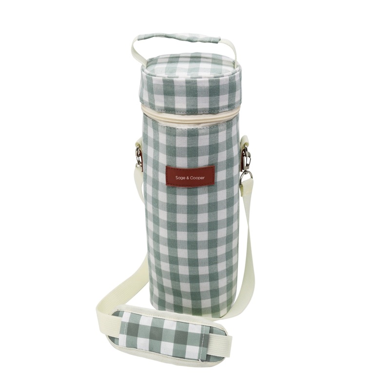 Caspian Cooler Bag Sage Gingham
