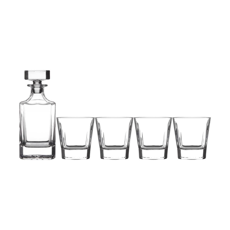Diamante Whisky Set 5pc Gift Boxed