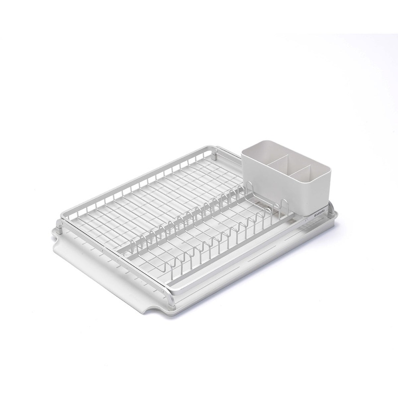 Dish Drying Rack - Light Grey