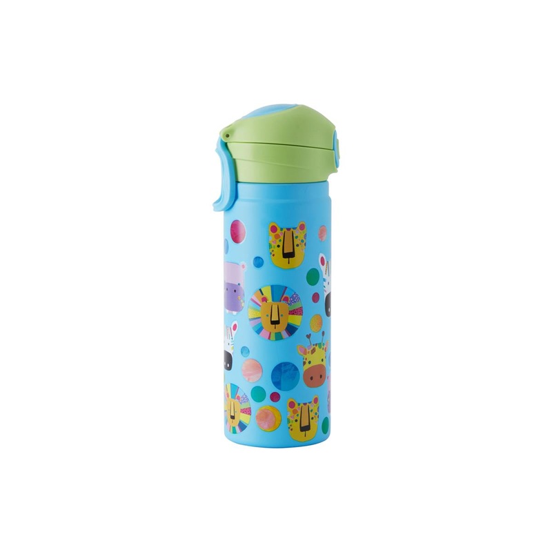 Kasey Rainbow Critters Double Wall Insulated Bottle 550ML Blue