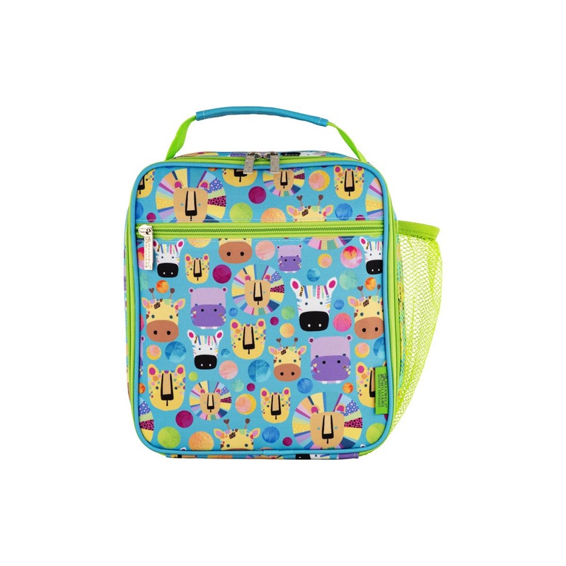 Kasey Rainbow Critters Insulated Childrens Lunch Bag Blue