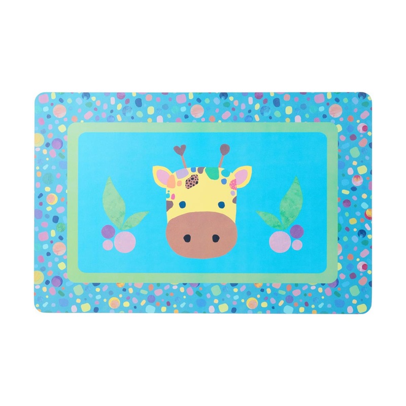 Kasey Rainbow Critters Placemat Reversible 43.5x28.5cm Blue