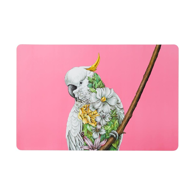 Marini Ferlazzo Wild Planet Placemat 43.5 X 28.5cm Cockatoo Chick