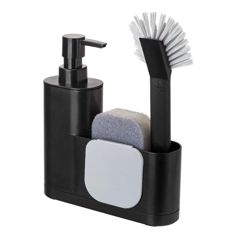 Rengo Black Monobloc 4 Piece Sink