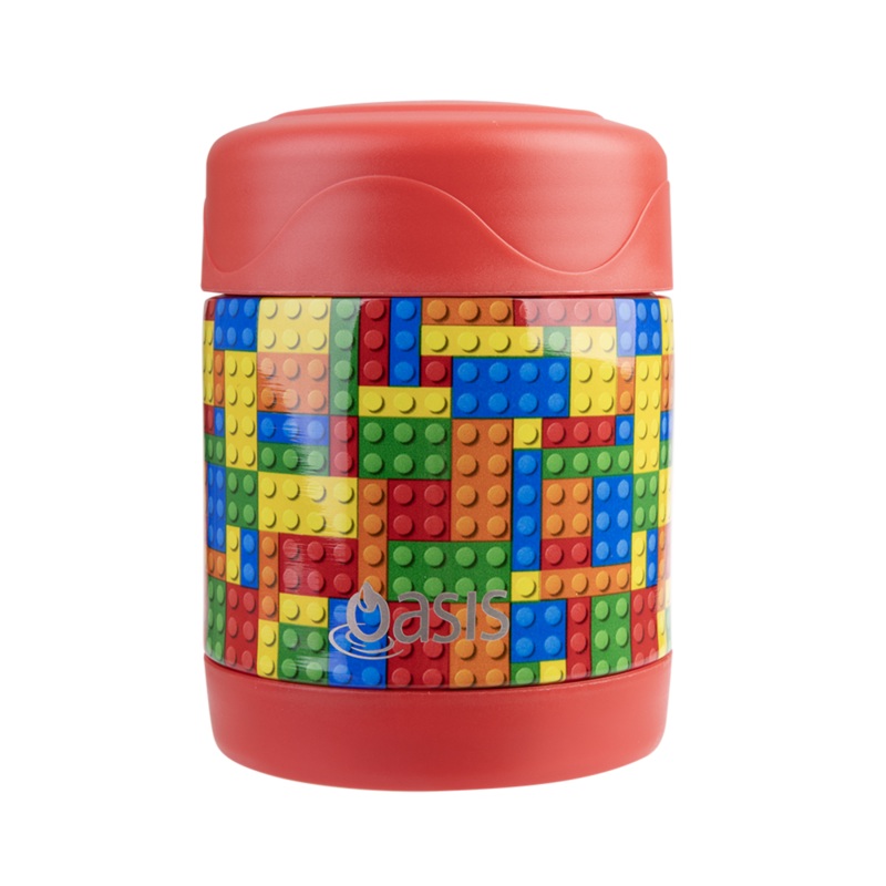 Stainless Steel D/W Ins. Food Flask 300ml Bricks