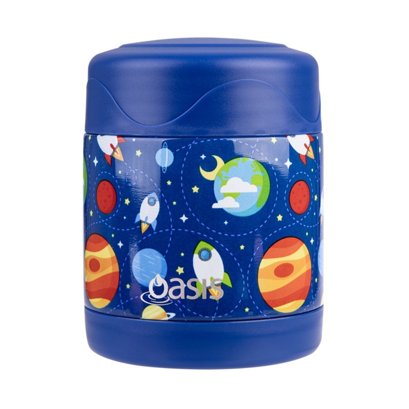 Stainless Steel D/W Ins. Food Flask 300ml Outer Space