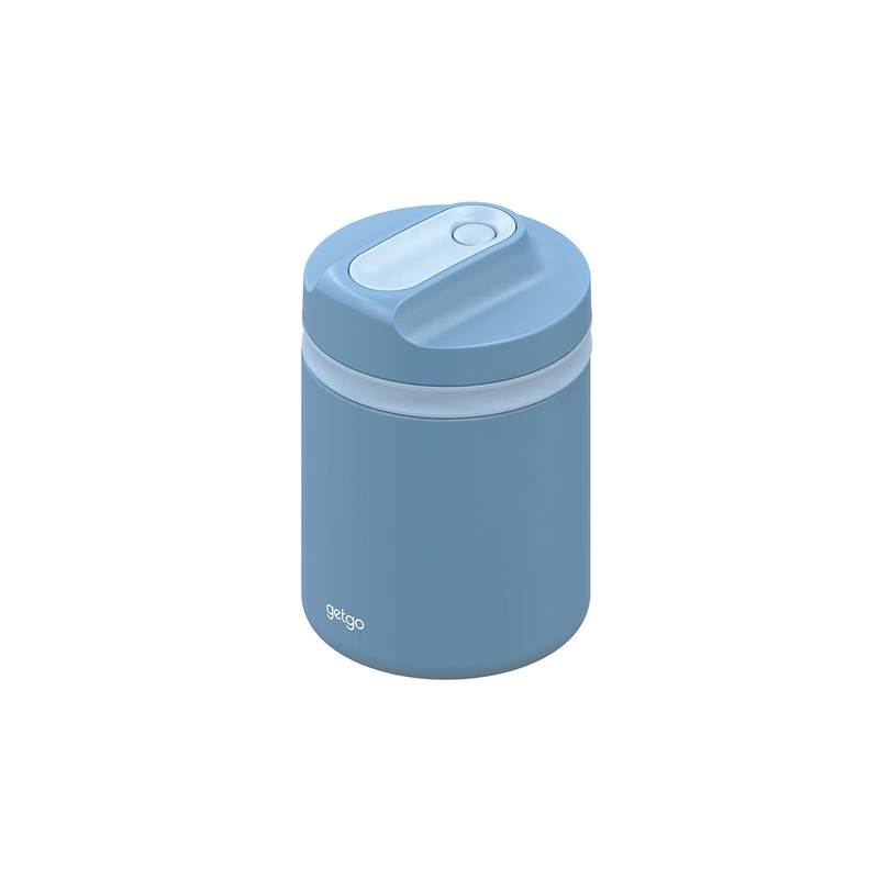 Double Wall Insulated Food Container 1L Blue Gift Boxed