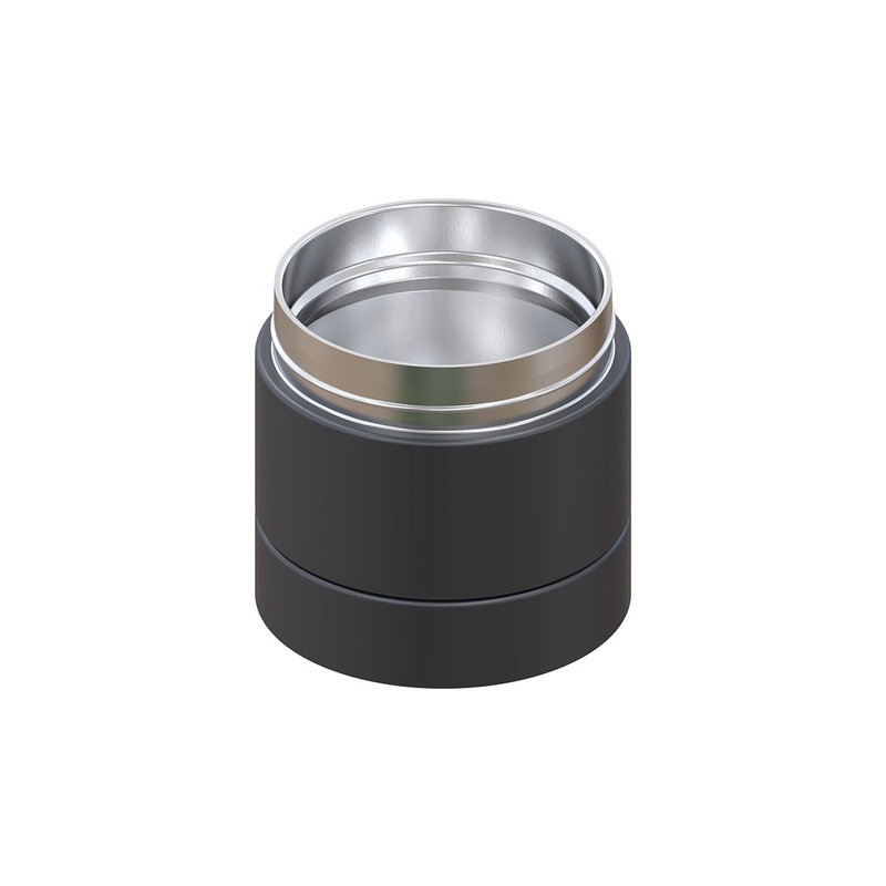 Double Wall Insulated Food Container Ext Black Gift Boxed