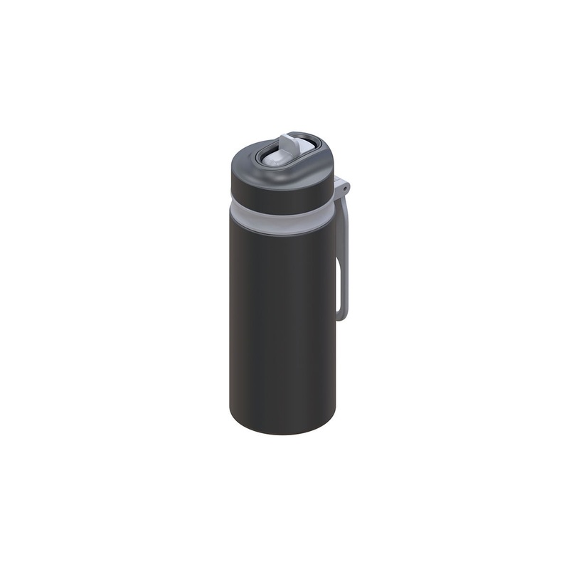 Double Wall Insulated Sip Bottle 500ML Black Gift Boxed