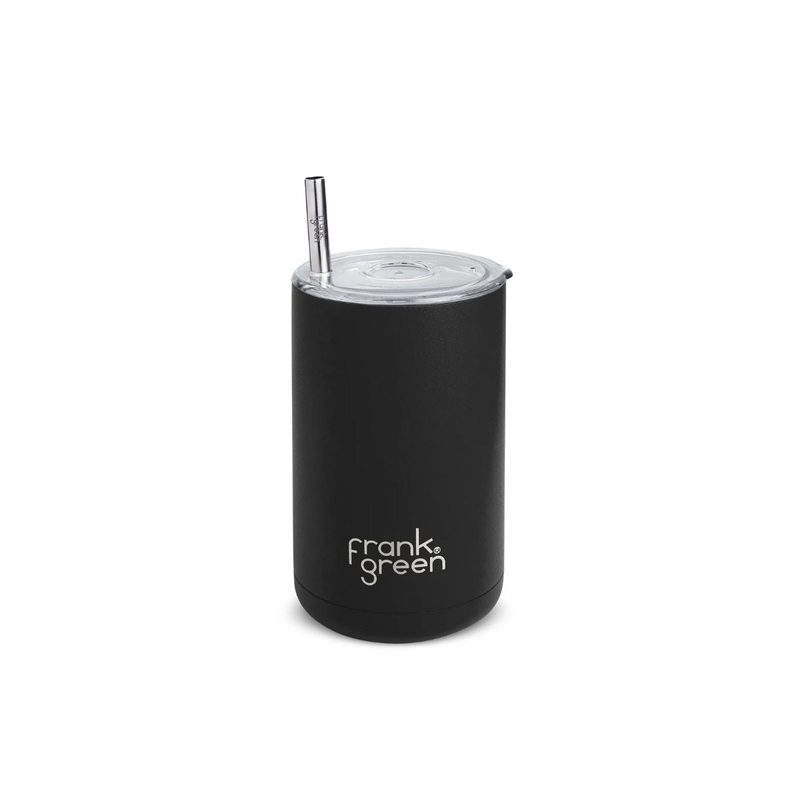 Iced Coffee Cup with Straw Midnight