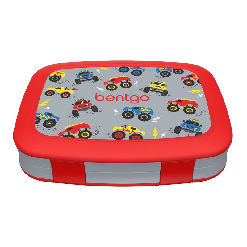 Kids Print Leak-Proof Bento Lunch Box Trucks