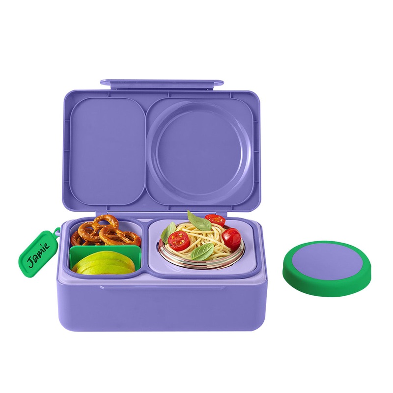 OmieBoxUp Hot and Cold Bento Box Galaxy Purple