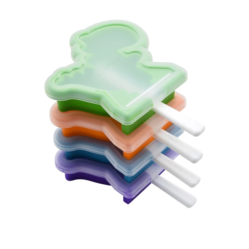 Stackable Pop Moulds Set 4 Dinosaur