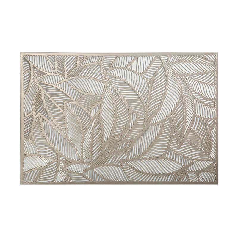 Table Accents Cut-Out Placemat 45X30Cm Leaf Gold