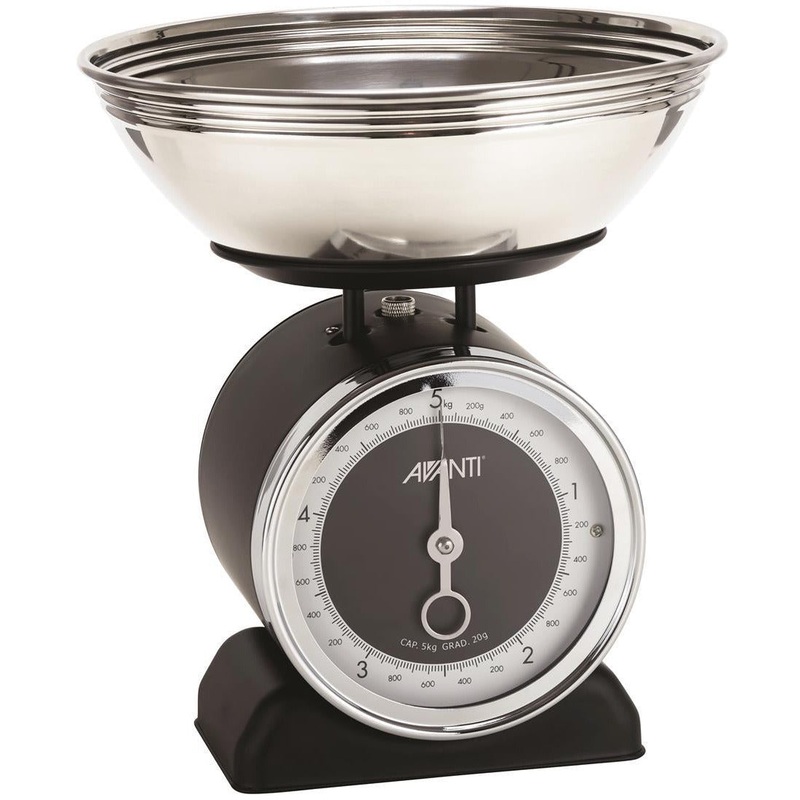Vintage Mechanical Scales Black