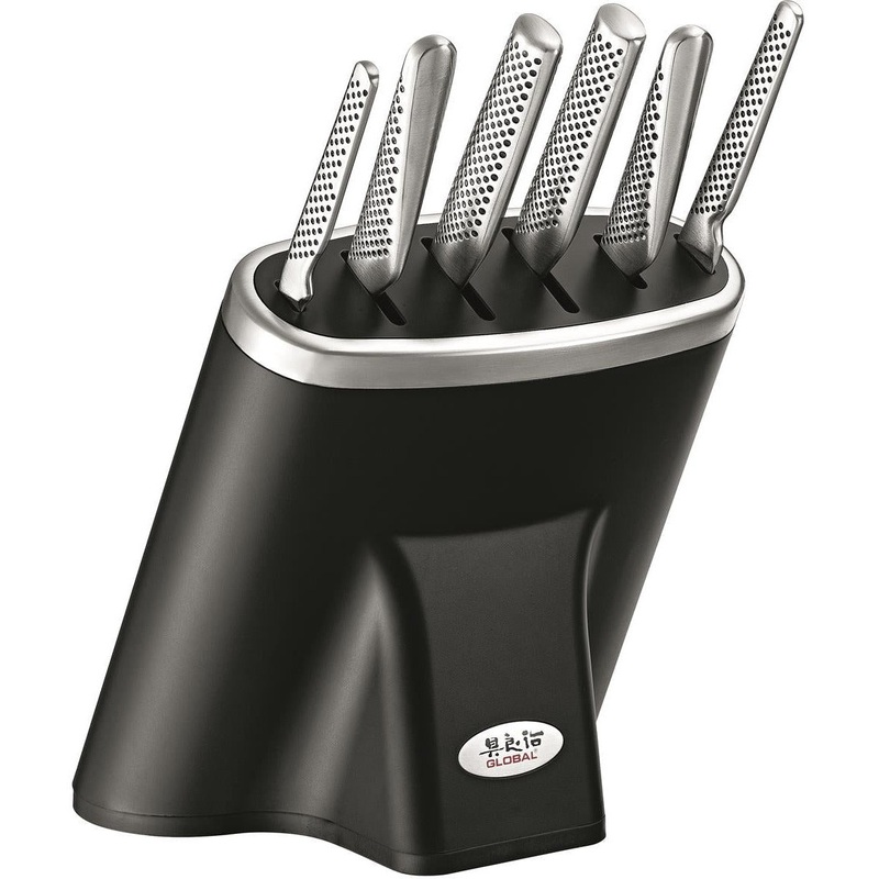 Zeitaku Black Knife Block Set - 7 Piece Set