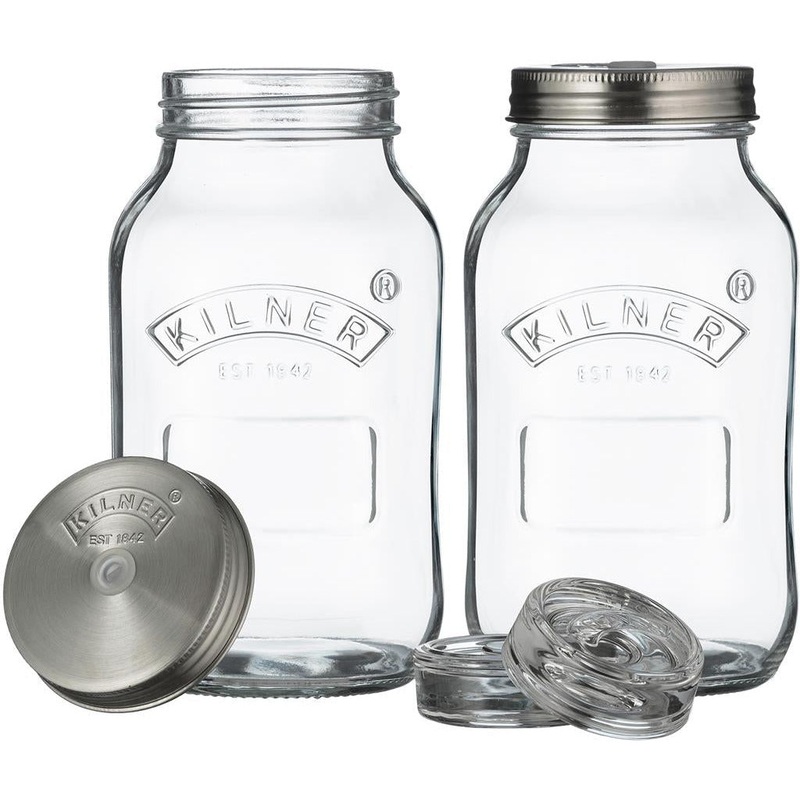 1 Litre Fermentation Jar - Set Of 2