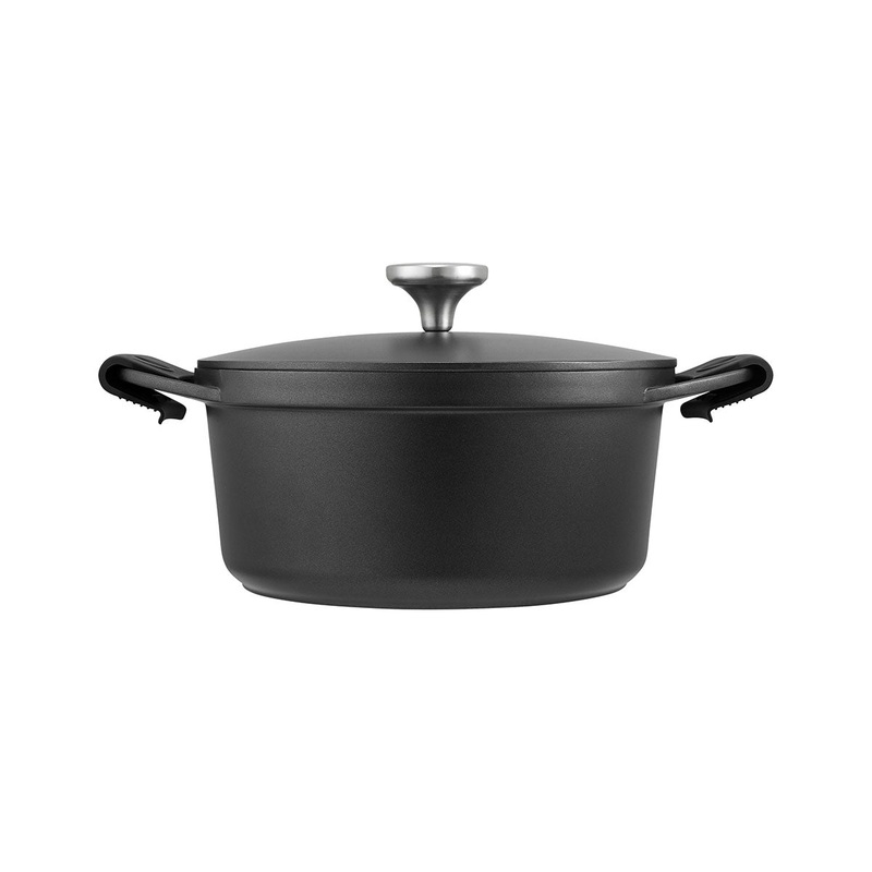 Agile Non-Stick Casserole 24cm / 4.2L Black Gift Boxed