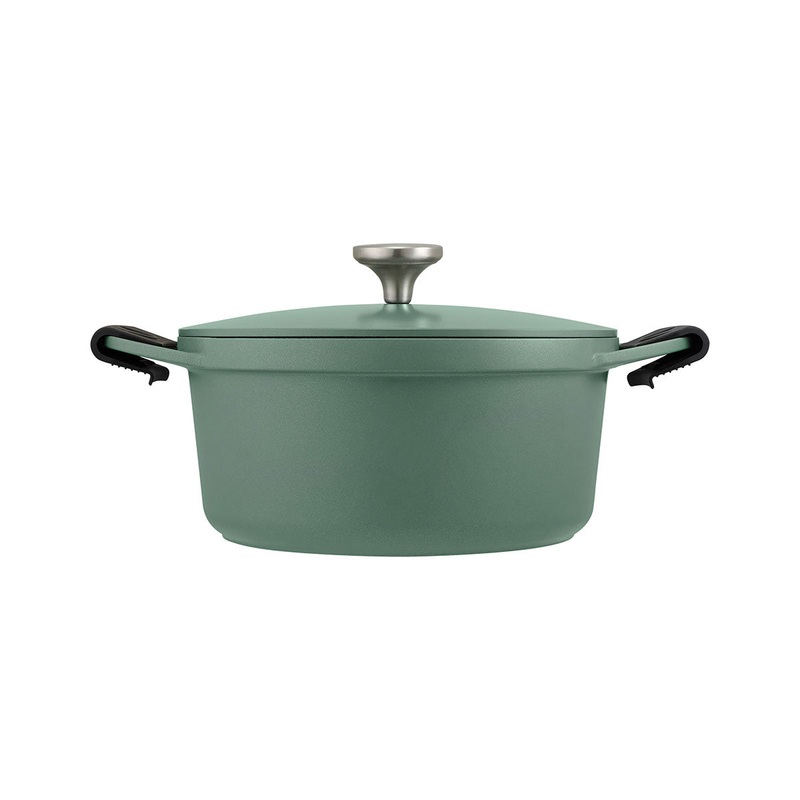 Agile Non-Stick Casserole 24cm / 4.2L Sage Gift Boxed