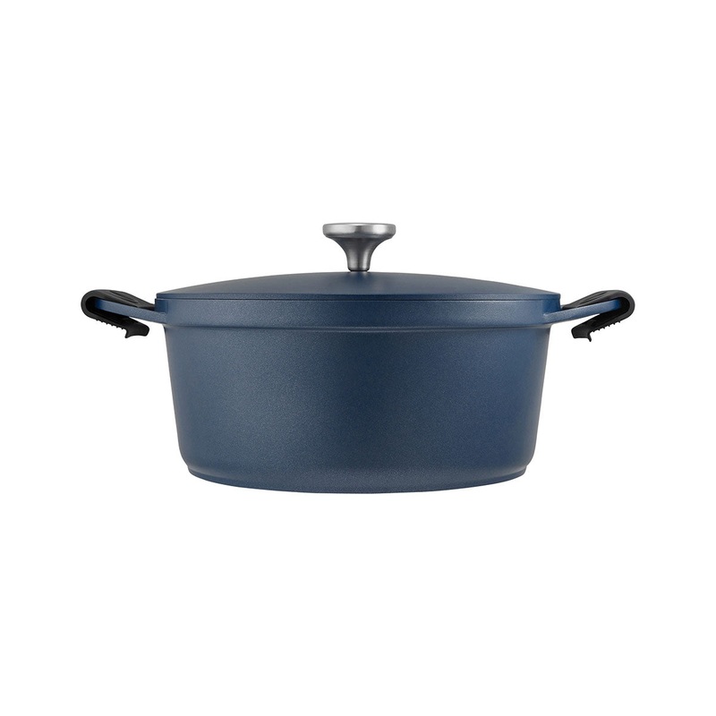 Agile Non-Stick Casserole 28cm / 6.3L Navy Gift Boxed