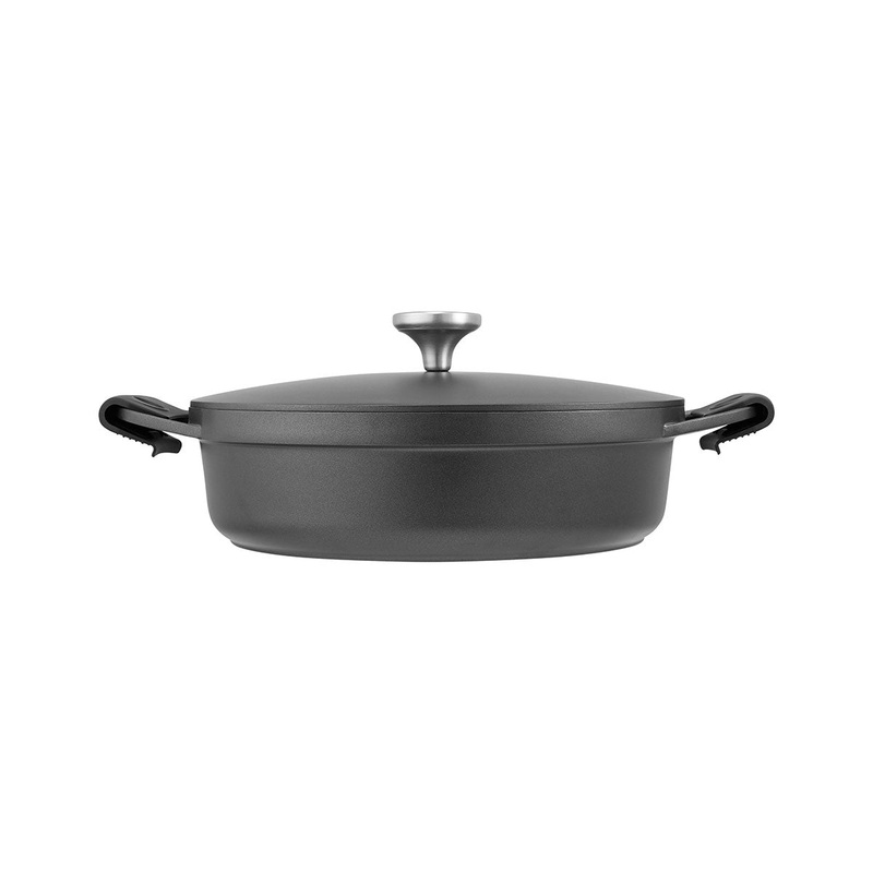 Agile Non-Stick Shallow Casserole 28cm / 4L Black Gift Boxed