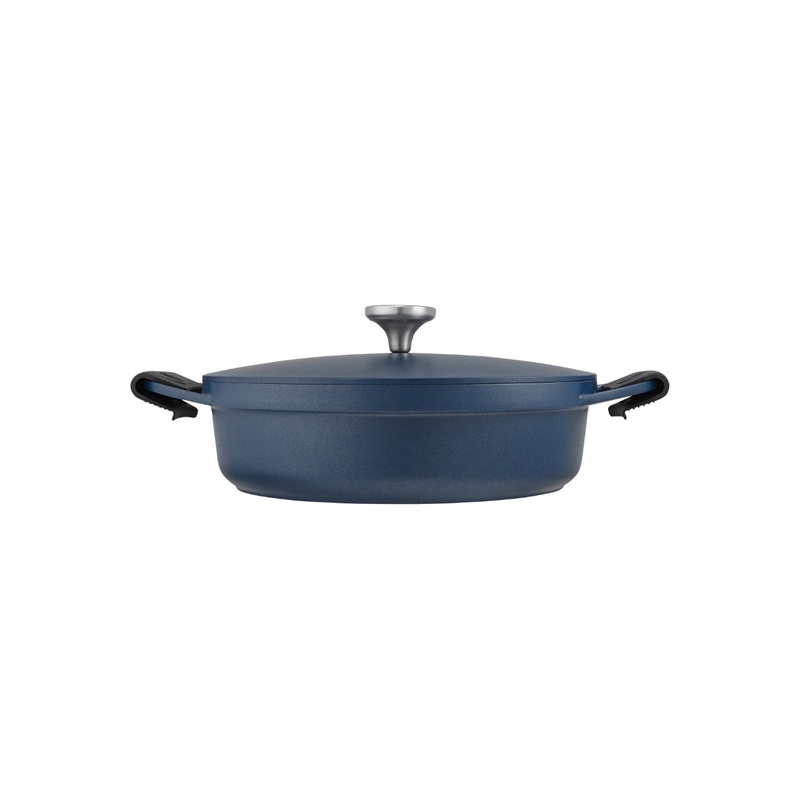 Agile Non-Stick Shallow Casserole 28cm / 4L Navy Gift Boxed