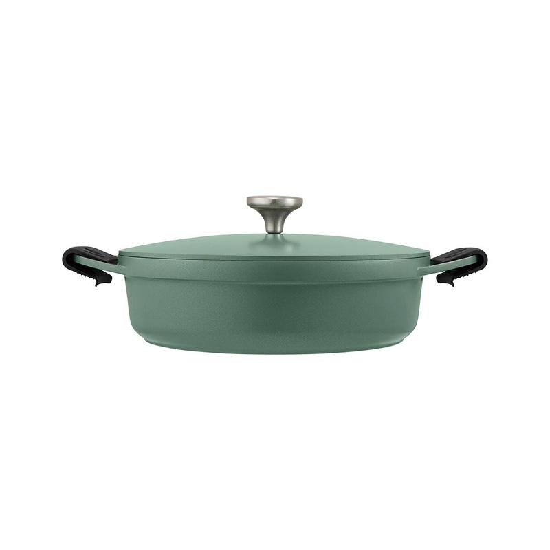 Agile Non-Stick Shallow Casserole 28cm / 4L Sage Gift Boxed