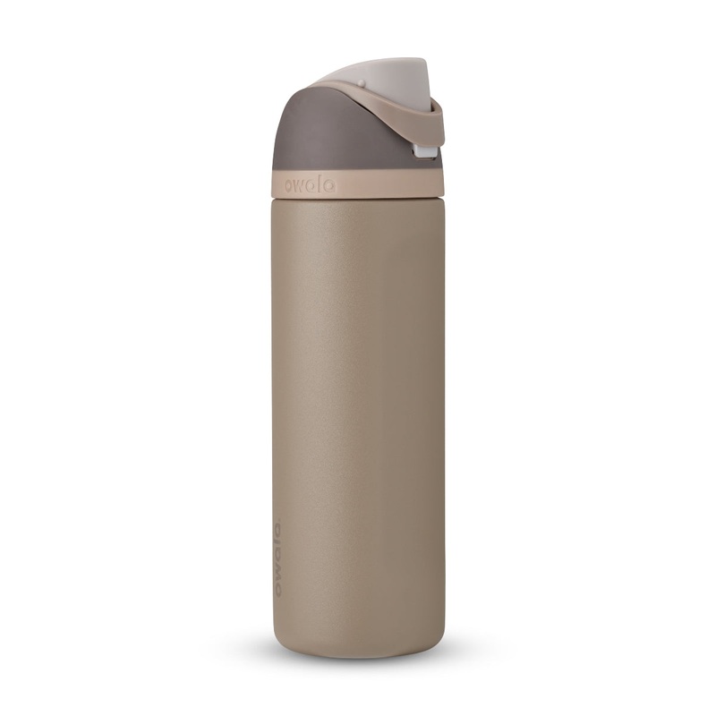 FreeSip Stainless Steel Insulated 24oz Down To Earth (Grey Brown)