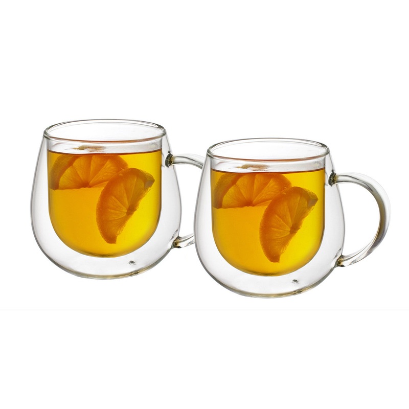 Huggie Double Wall Mug 450ml 2 Piece