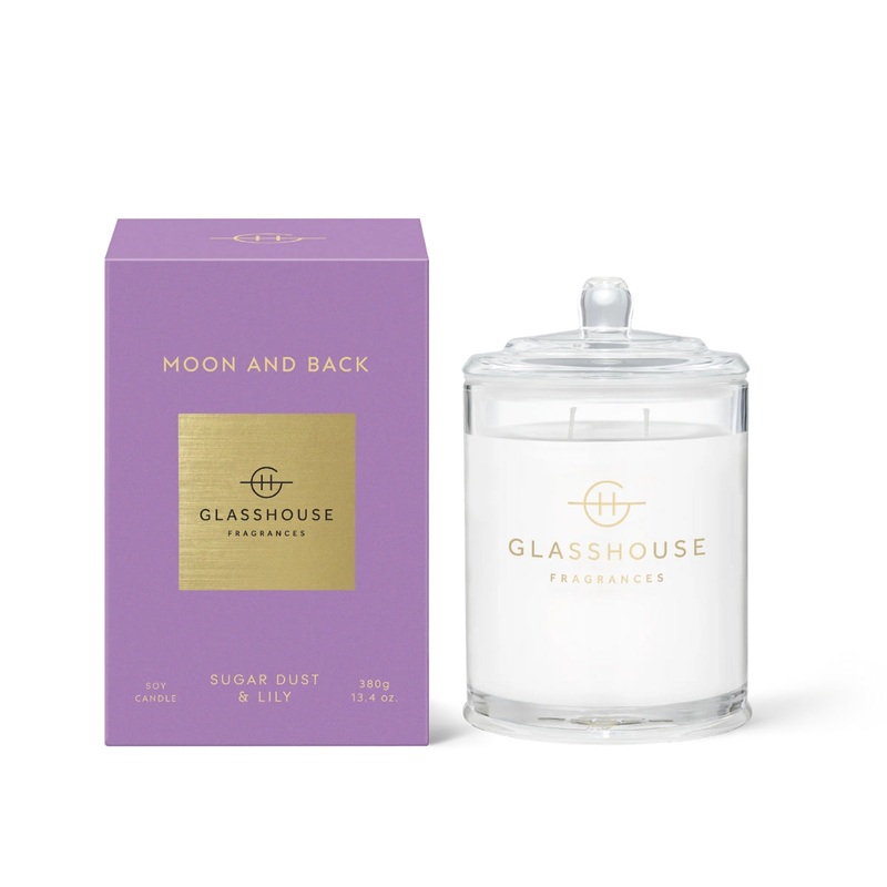 Moon and Back 380g Candle - Sugar Dust and Lily
