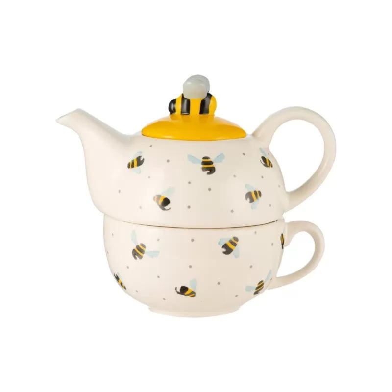 Sweet Bee Tea for One 13.9x13.5cm
