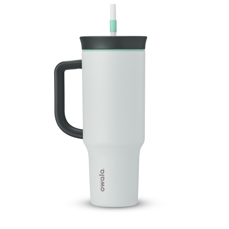 Tumbler Stainless Steel 40oz Cloudscape (Grey White)