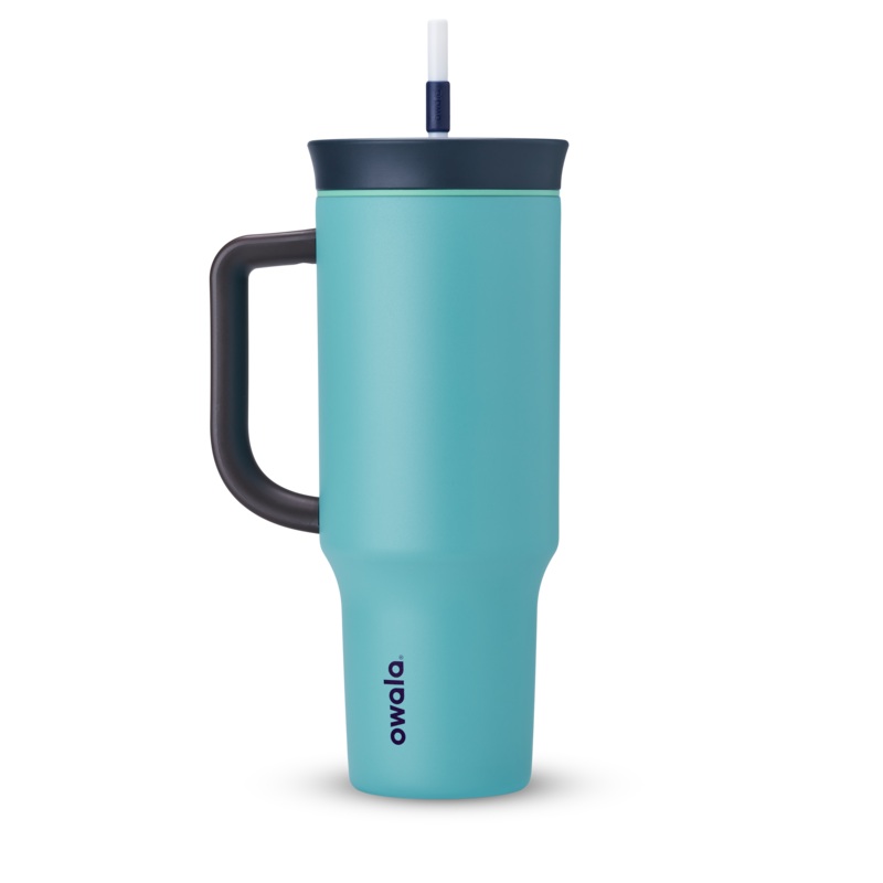 Tumbler Stainless Steel 40oz Splash Zone (Grey Teal)
