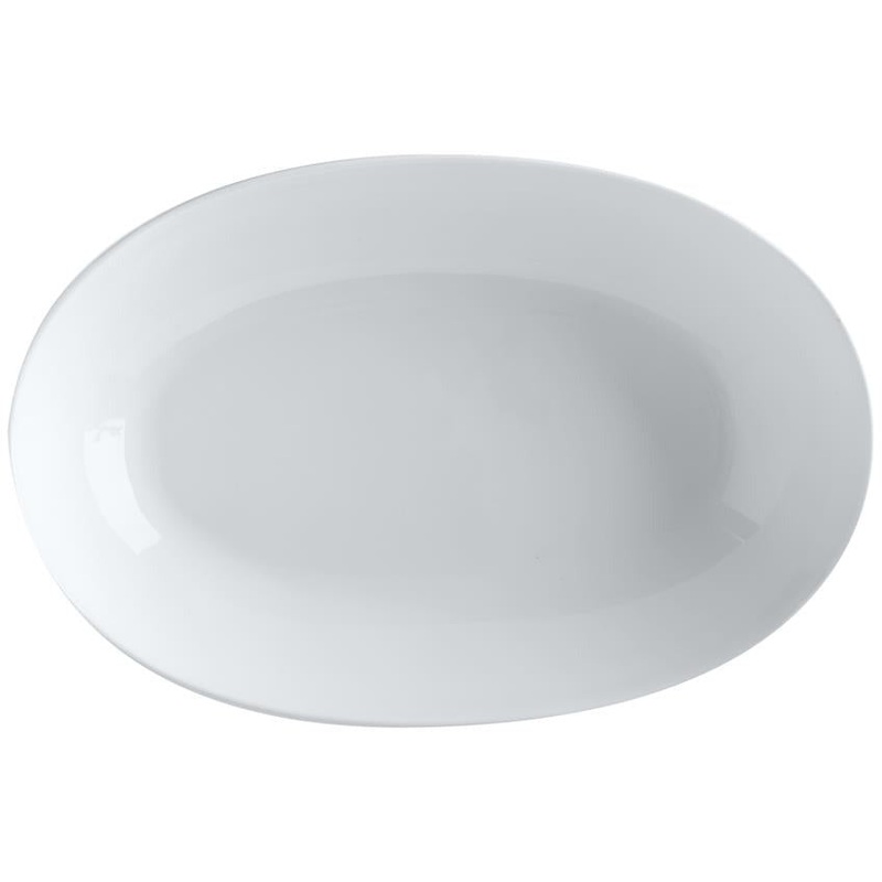 White Basics Oval Bowl 30cm x 20cm