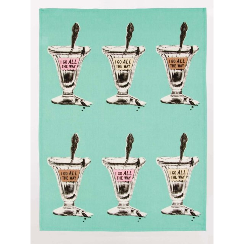BlueQ Printed Dish Towel - I Go All The Way