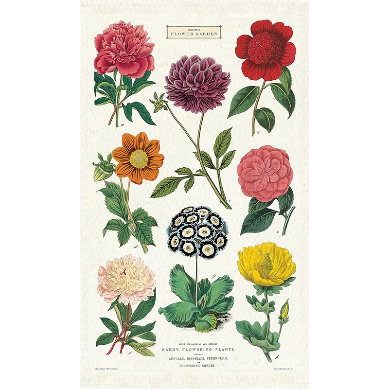 Cavallini & Co. Tea Towel - Botanica