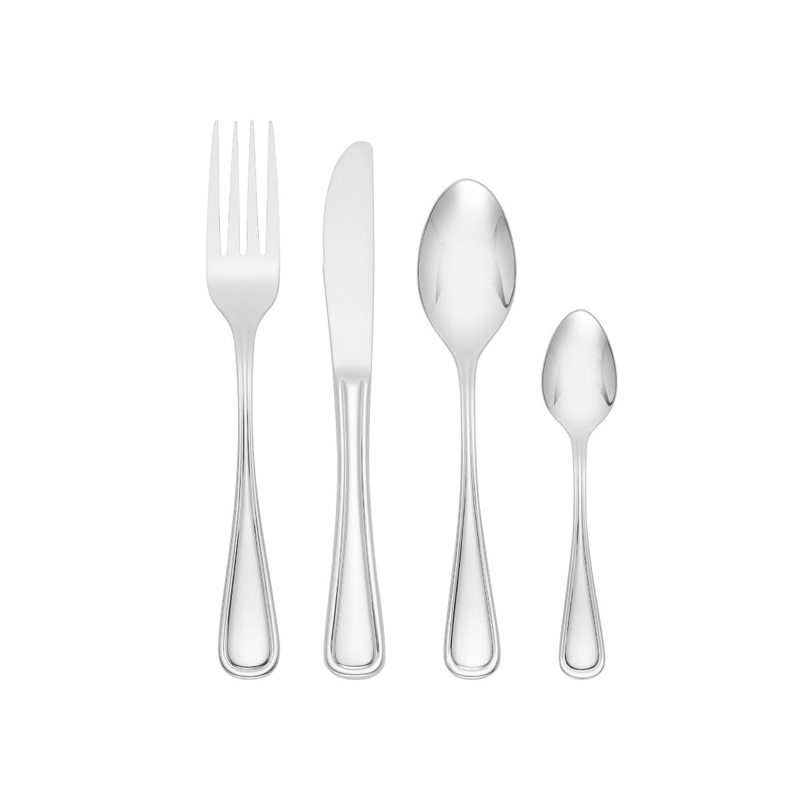 New Rim Cutlery Set 24 Piece Stainless Steel Gift Boxed