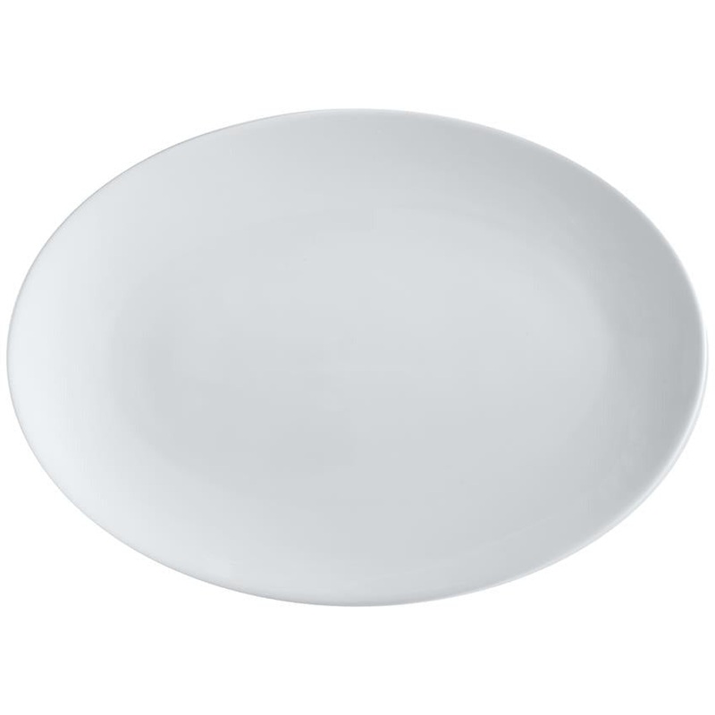 White Basics Oval Plate 35cm x 25cm