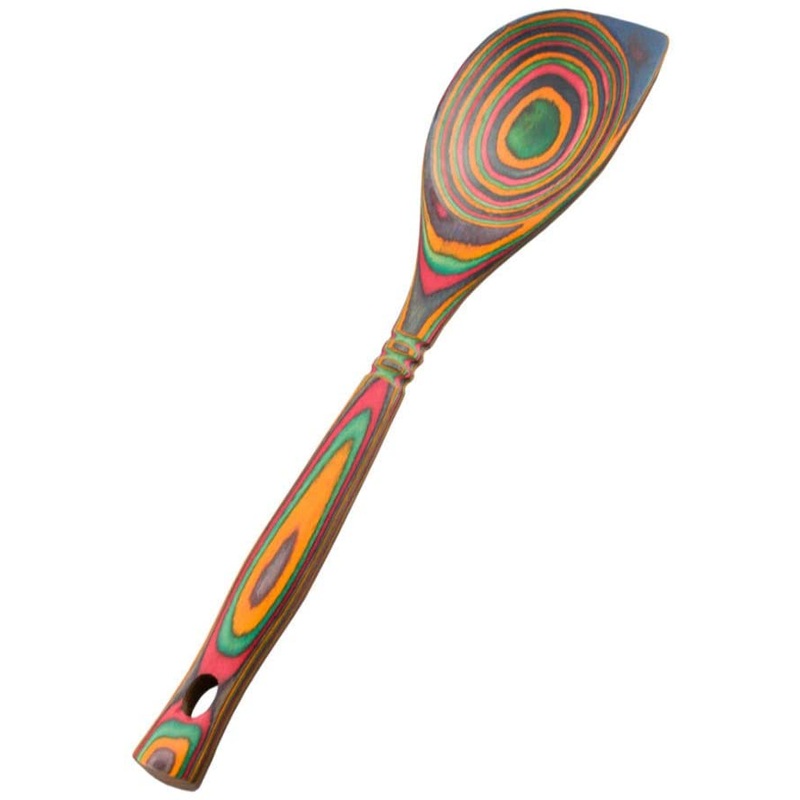 Island Bamboo Corner Spoon - Rainbow