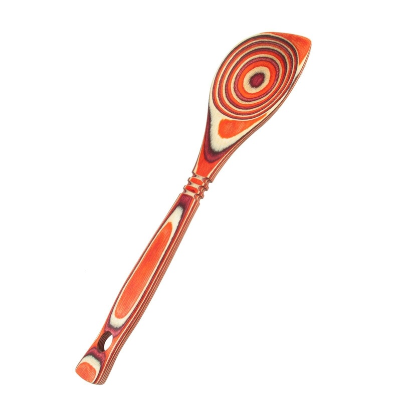 Island Bamboo Corner Spoon - Red