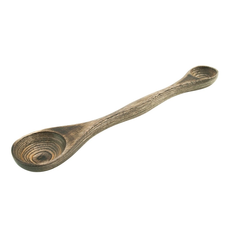 Island Bamboo Double Measuring Spoon - Black