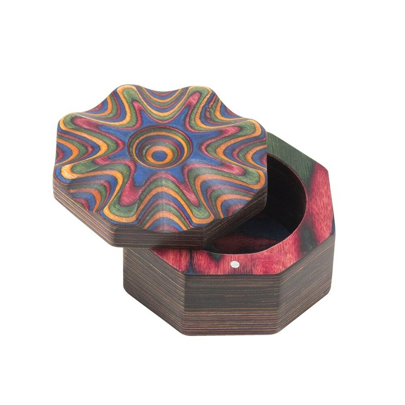 Island Bamboo Salt Box - Rainbow