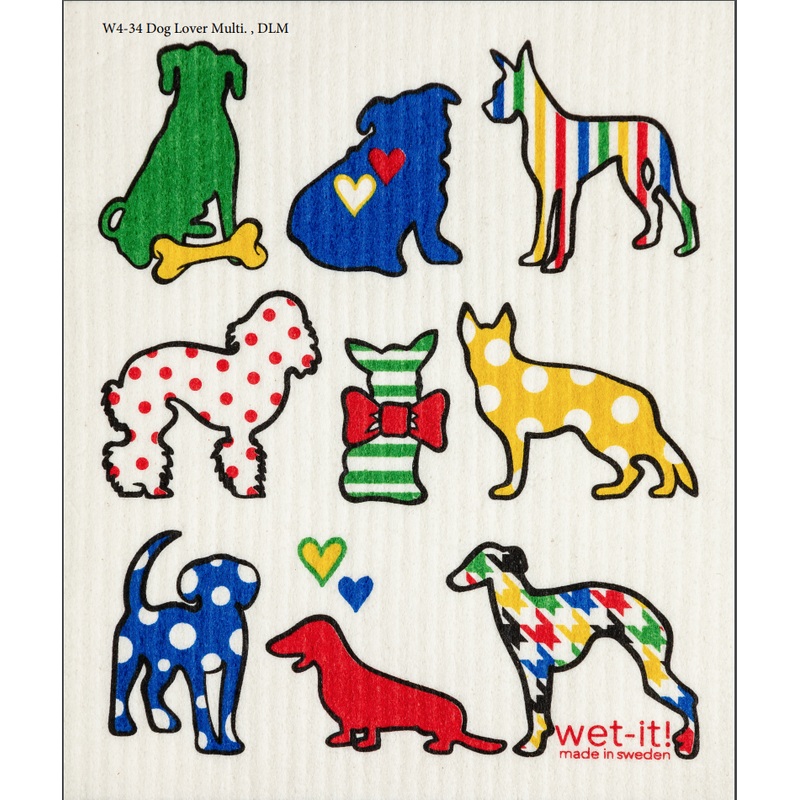 Wet-it! Swedish Dishcloth - Dog Lover
