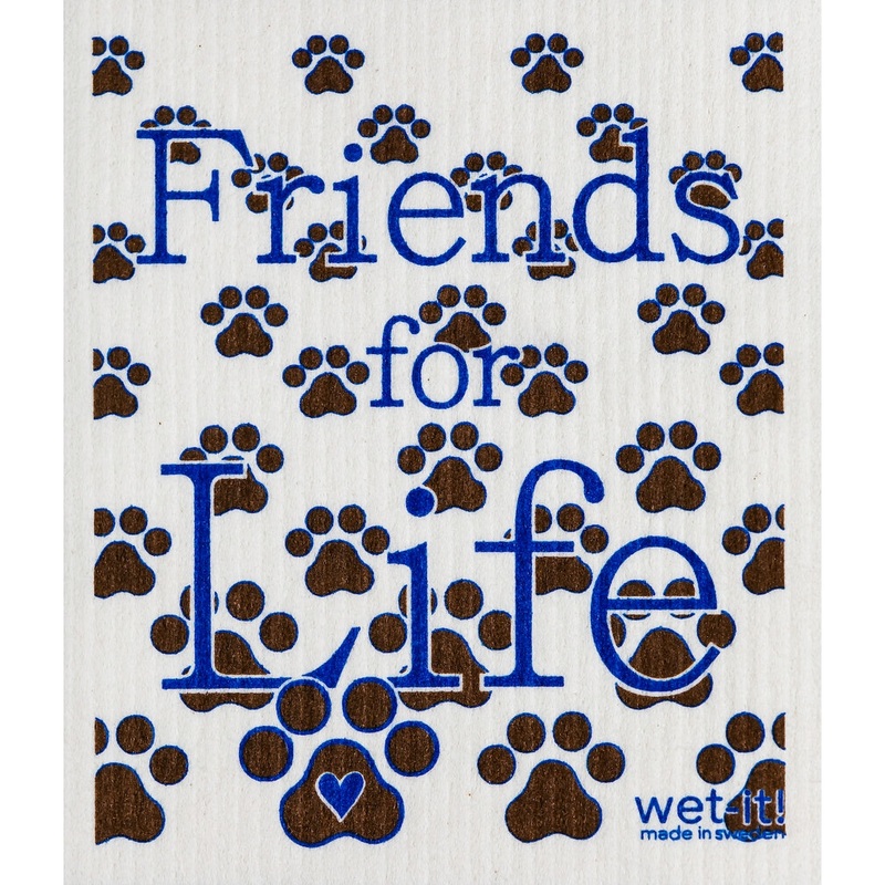 Wet-it! Swedish Dishcloth - Paws