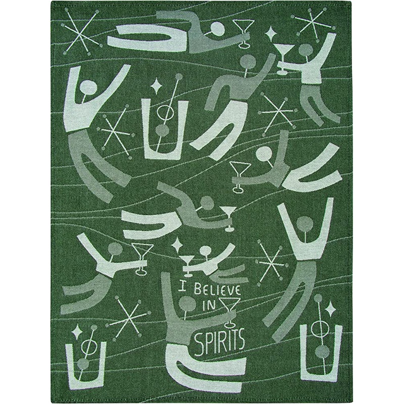 Blue Q Woven Towel - I Believe In Spirits