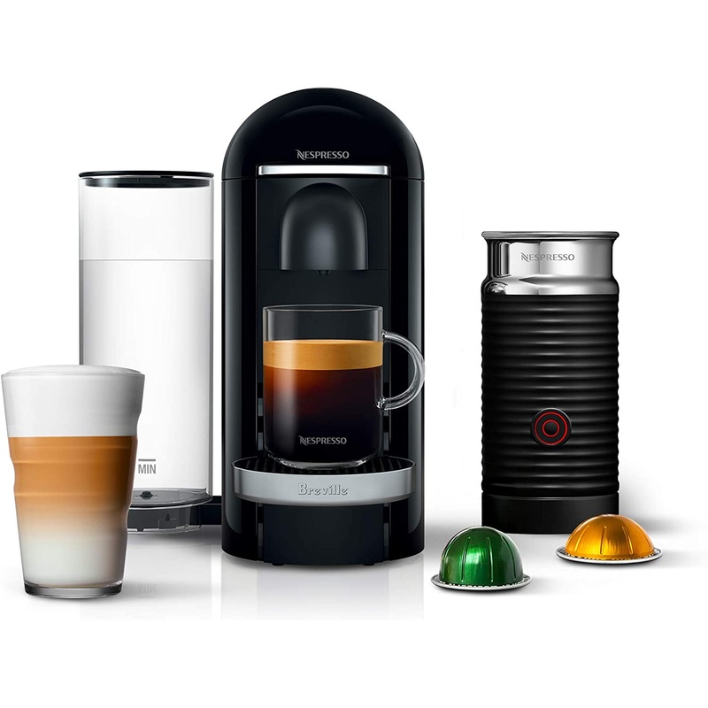 Breville Nespresso VertuoPlus Deluxe Bundle - Black