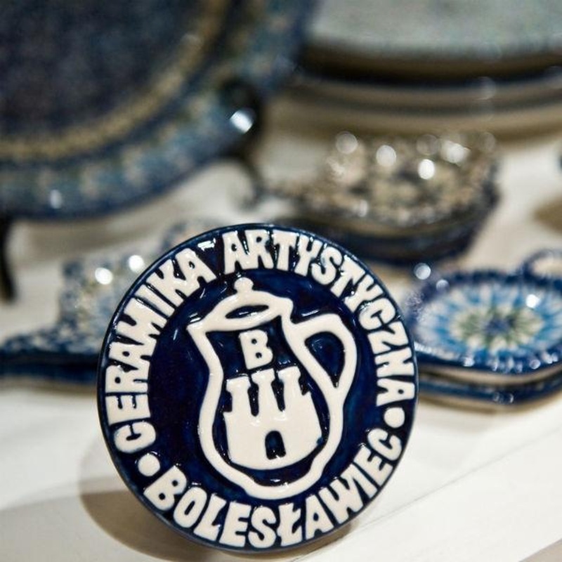 Polish Pottery 4.5" Scalloped Bowl